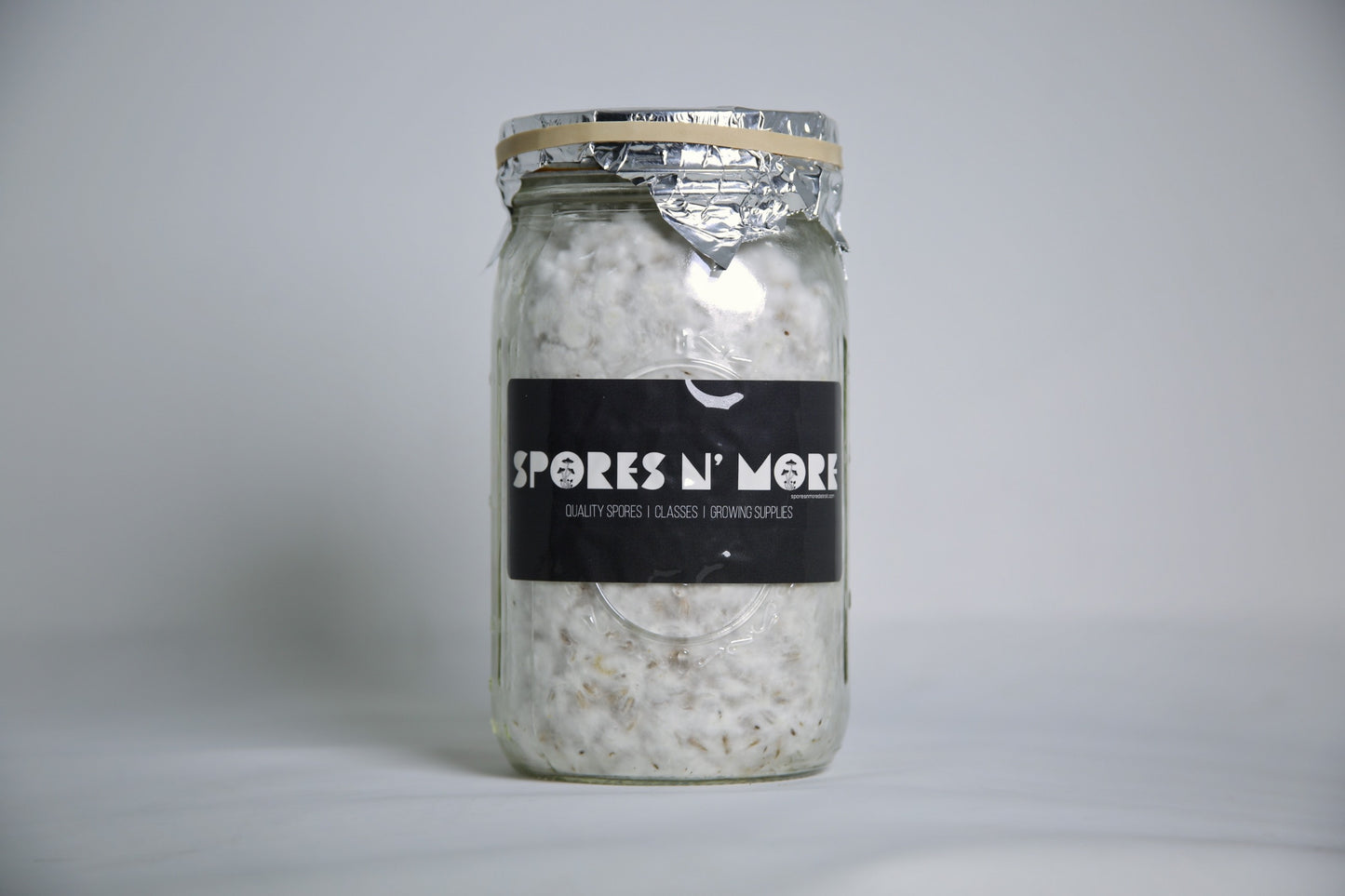 Colonized Grain Jar